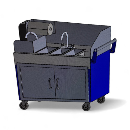 (Pre-Sale) WC Handwashing and Cleaning Cart - Complete