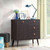 3-drawer Sideboard Storage Display Cabinet-Brown - Color: Brown D681-HW63194BN
