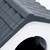 Dog House Grey, White, Black Polypropylene Small Durable A949-152228