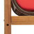 Patio Bench with Cushion Brown Poly Rattan Acacia A949-366302