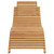  Sun Lounger Solid Teak Wood Brown A949-42008387