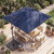 10 FT Cantilever Patio Umbrella with 32 Solar LED Lights and 220 LBS Base-Beige B593-NP13285+NP12183