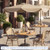 10 FT Scalloped Solar Patio Umbrella with 24 LED Lights and Tilt Adjustment-Beige B593-NP13216