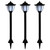 Outdoor Solar Lamps 3 pcs LED Black A949-44471