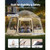 Pop up Bubble Tent, 15 x 13.8 ft Waterproof & UV-Resistant, Clear Camping Tent Shelter, Outdoor Gar E415-JGZ15138FT007U0TF001V0