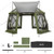 Pop up Gazebo Screen Tent, 13 x 13 ft, 13-Sided Spherical Camping Canopy Tent with Removable Top &  E415-TMZPQXK13M13G8V48001V0