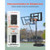 Portable Basketball Stand, 4.4 ft to 10 ft Height Adjustment Basketball Hoop & Goal, Adjustable Bas E415-KSLQJ44CZGMD3QYGZ001V0