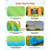 Inflatable Bounce House, 13.3 x 11.4 x 8.4 ft Inflatable Bounce House Water Slide, Bouncer Castle w E415-CQCBKWSLXSCSP3PHM001V1