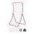 Baseball Softball Rebounder Net 4 x 5.5 ft Pitch Back Trainer, 5 Adjustable Angles, Heavy-duty Stee E415-BQHDWJDKD455XYST9001V0