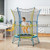 Mini Trampoline for Kids with Safety Enclosure Net and Foam Handles-Yellow - Color: Yellow D681-TW10105YE