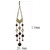 LO4186 - Antique Copper Brass Earrings with Assorted  in Multi Color A874-LO4186