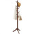 Adjustable Wooden Tree Coat Rack with 8 Hooks-Brown - Color: Brown D681-HW65612BN