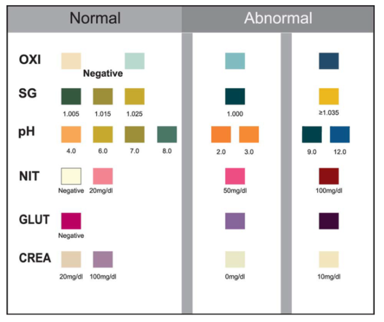 Adulteration Test Strips for Specimen Validity