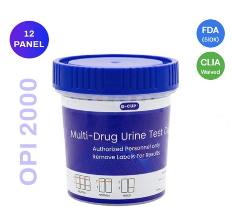 G Cup 12 panel drug testing cup