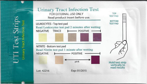 Urinary Tract Infection Combo Test Strips