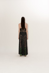 Granny Takes a Trip Womens Diamante Strap Lace Dress Back Shot