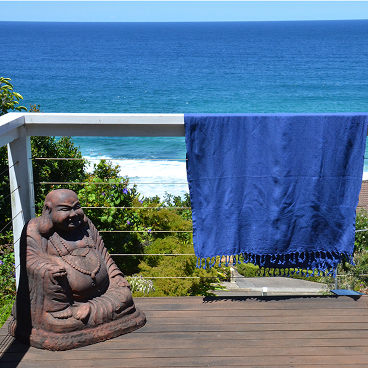 Luxury Travel & Beach Turkish Towel -  Blue