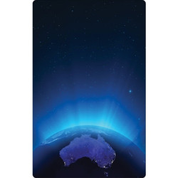 Personalised Luggage Tag - Glowing Australia