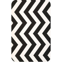 Personalised Luggage Tag - Chevron Black and White