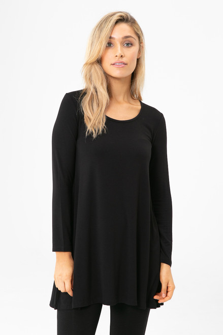 Bamboo Body Leanne Tunic - Black (EC521-Black)