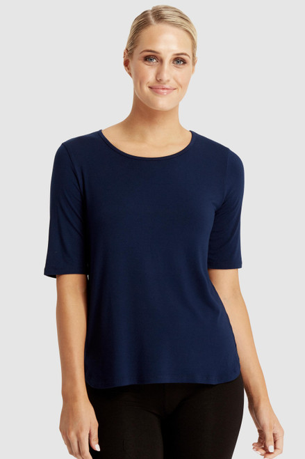 Bamboo Body Sophie Top - Navy