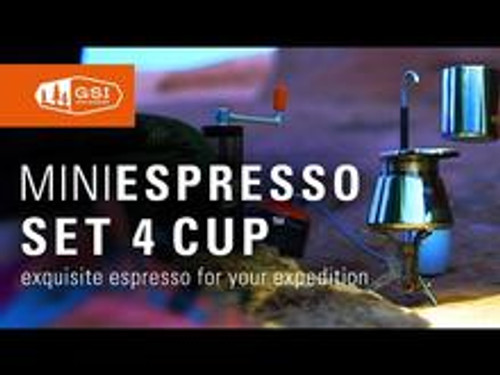 GSI Outdoors -   Mini Espresso Maker  S/Steel 1 Cup