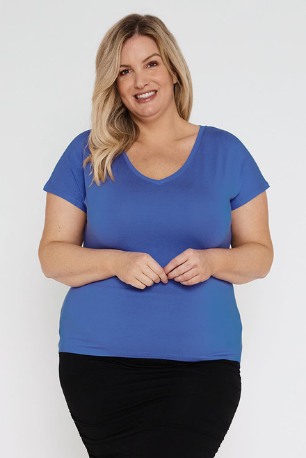 Bamboo Body Belle Tee Periwinkle