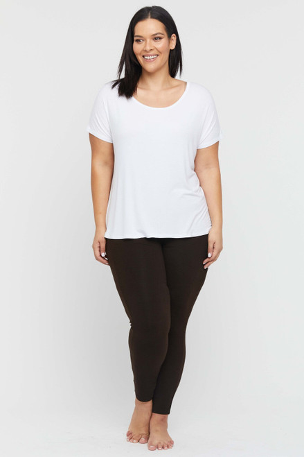 Bamboo Body Soft Bamboo Leggings - Chocolate Bamboo Body Soft Bamboo Leggings - Chocolate