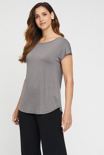 Bamboo Body Pia Bamboo Tee - Gull Grey