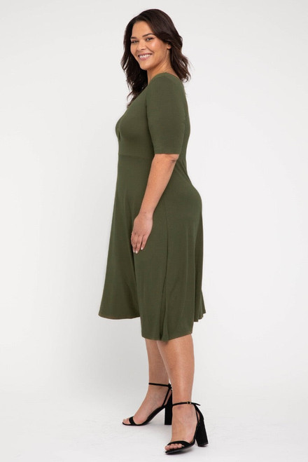 Bamboo Body Harmony Dress - Dark Olive