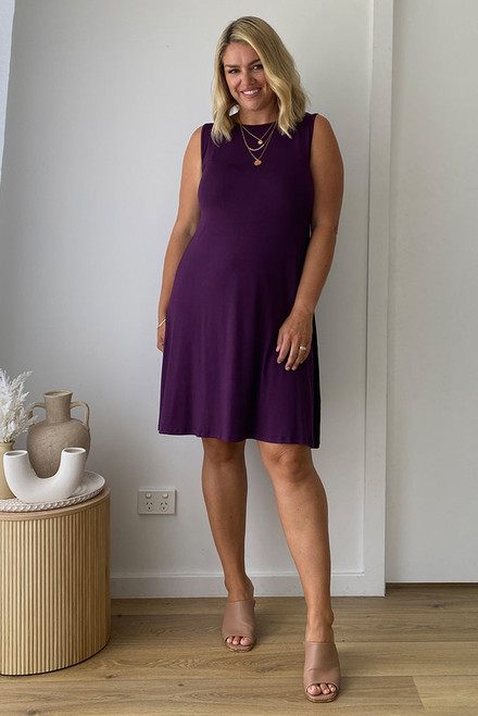 Bamboo Body Adele Dress - Plum