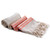 Linen Turkish Towel -  Natural Colour with Orange Stripes