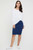 Bamboo Body Ruched Bamboo Skirt - Blue