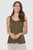 Bamboo Body Bamboo Relaxed Singlet - Dark-OLive