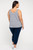 Bamboo Body Bamboo Relaxed Singlet - Thin-Stripes