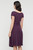 Bamboo Body Wrap Dress - Plum