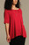 Bamboo Body Carter Tunic - Red