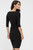 Bamboo Body 3/4 Sleeve Dress - Black