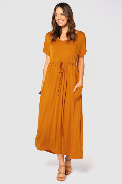 Bamboo Body Mila Maxi Dress - Tumeric