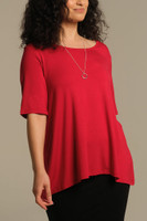 Bamboo Body Carter Tunic - Red