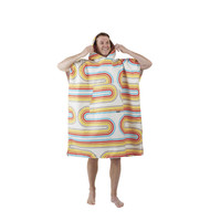 PACKTOWL - Changing Poncho - Retro Wave