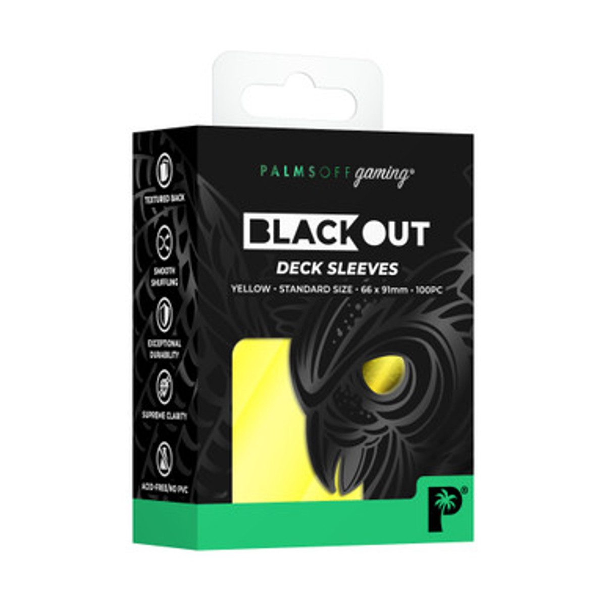 Blackout Deck Sleeves - Yellow - 100pc