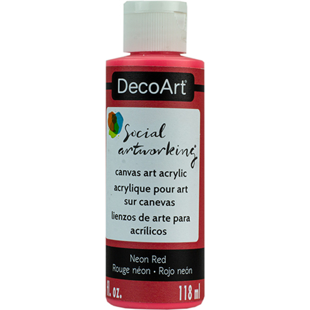 DecoArt Americana Acrylic Paint - Glow in the Dark, 4 oz