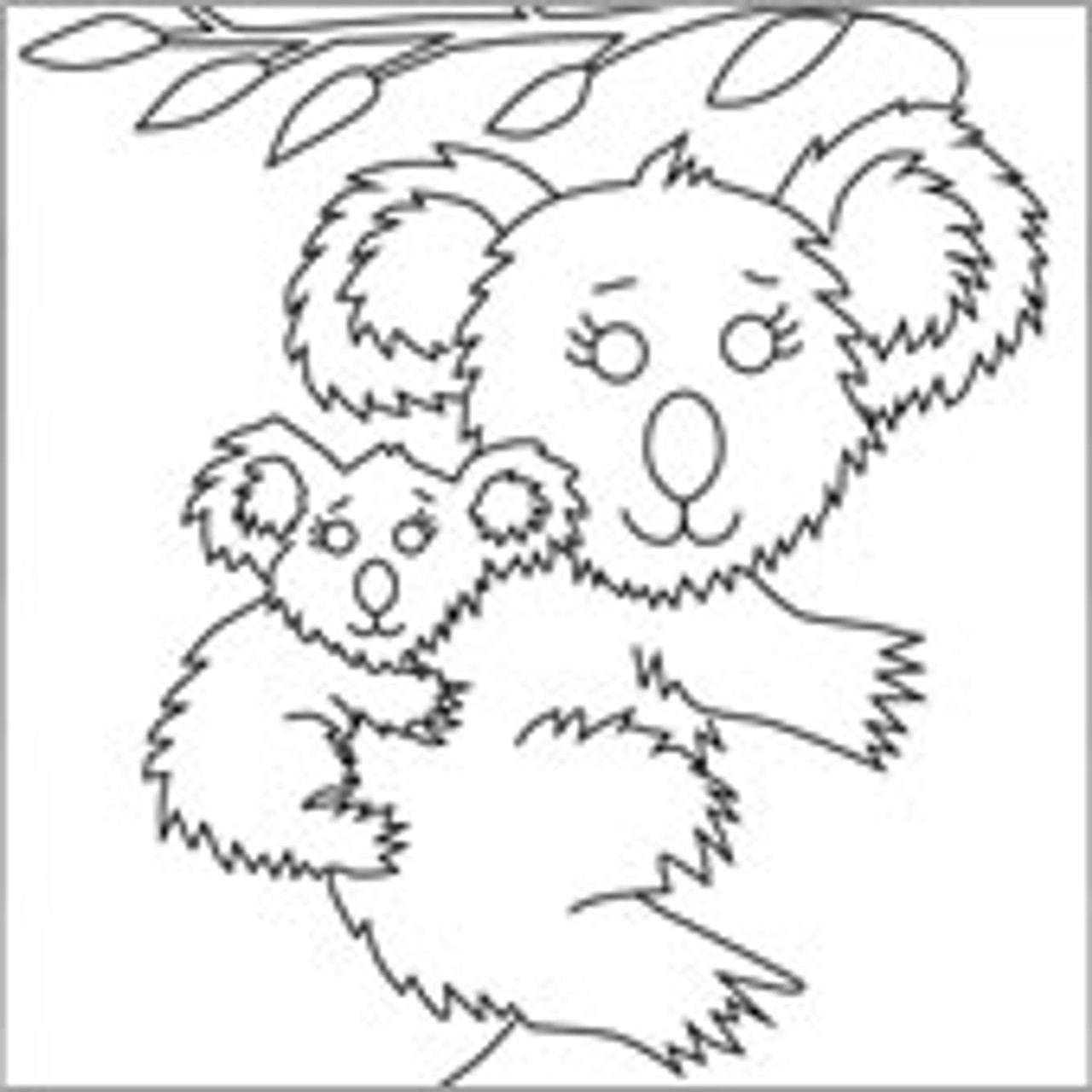 Koala Hugs - Reusable Pattern - Paint Parties by DecoArt