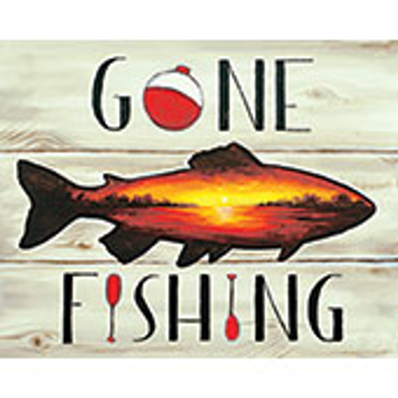 gone fishing sign