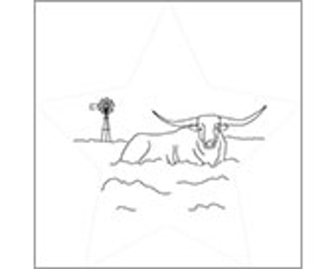 Texas Longhorn - Reusable Pattern - Paint Parties by DecoArt texas-longhorn-reusable-pattern-paint-parties-by-decoart