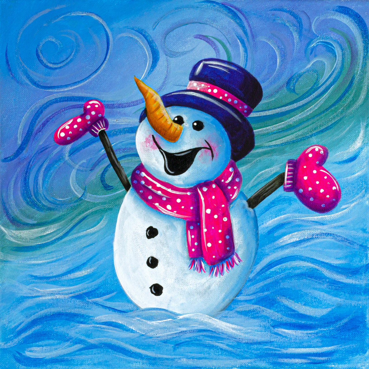 Winter Sale Snowman Illustration Vector Art & Graphics