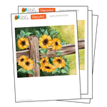 Sunflower Fence - Digital Paint Kit