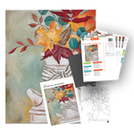 Autumn Milk Can Bouquet - Digital Paint Kit