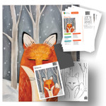 Snowy Fox - Digital Paint Kit